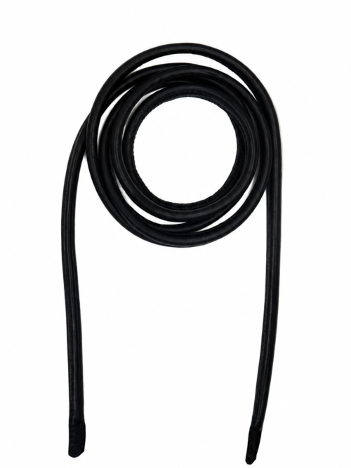 The Leather Tie - Negro